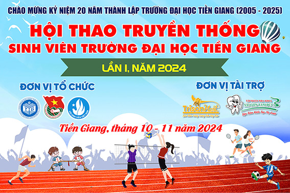 Sáng mai (26/10), khai mạc Hội thao sinh viên Trường ĐH Tiền Giang