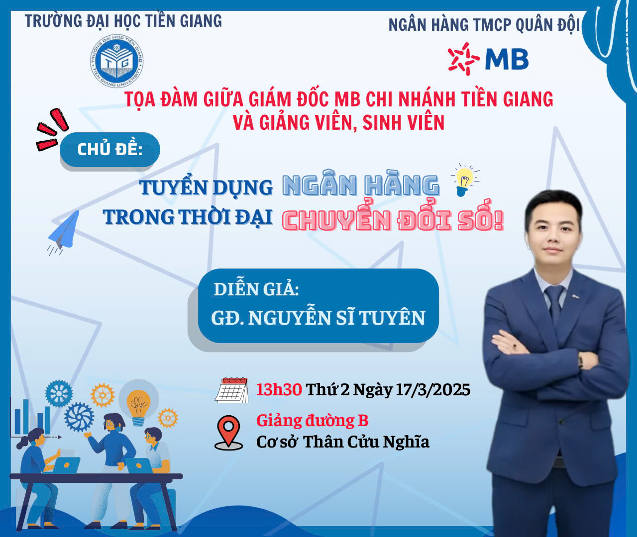 Chương trình tọa đàm chuyên đề Tuyển dụng ngân hàng trong thời đại chuyển ...