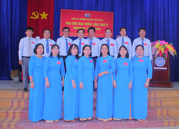 Tiến sĩ Nguyễn Hoàng Vũ tái đắc cử chức danh Bí thư Đảng ủy Trường Đại học Tiền Giang nhiệm kỳ 2025 - 2030