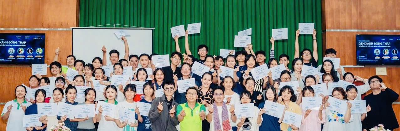 Sinh viên Đại học Tiền Giang năng động với chương trình “Gen Xanh Đồng Tháp– Kỹ năng số tiếp thị nông sản địa phương”