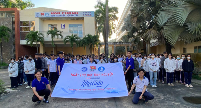 “Ngày thứ bảy tình nguyện” của sinh viên trường đại học tiền giang chào ...