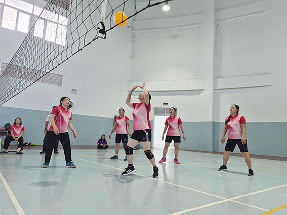 Trường Đại học Tiền Giang tổ chức Giải bóng chuyền hơi nữ năm 2025