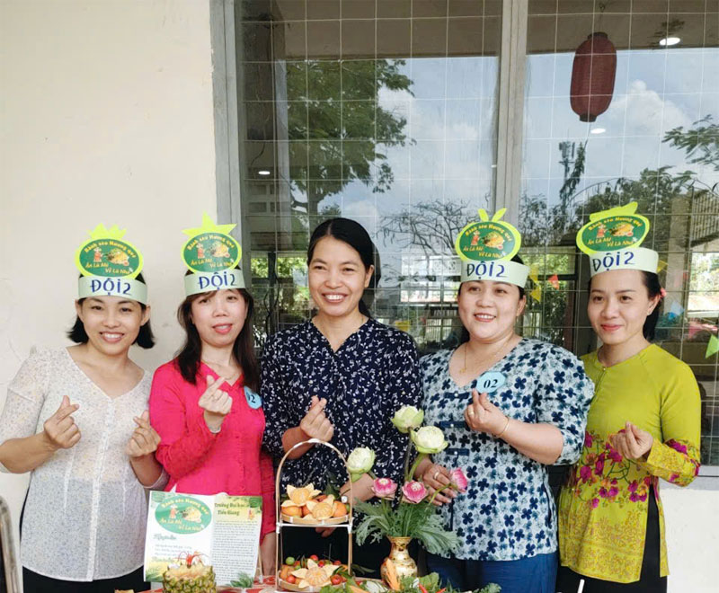 Công đoàn Trường Đại học Tiền Giang đạt giải Nhất Hội thi làm bánh xèo chào mừng Ngày Quốc tế Phụ nữ 8/3