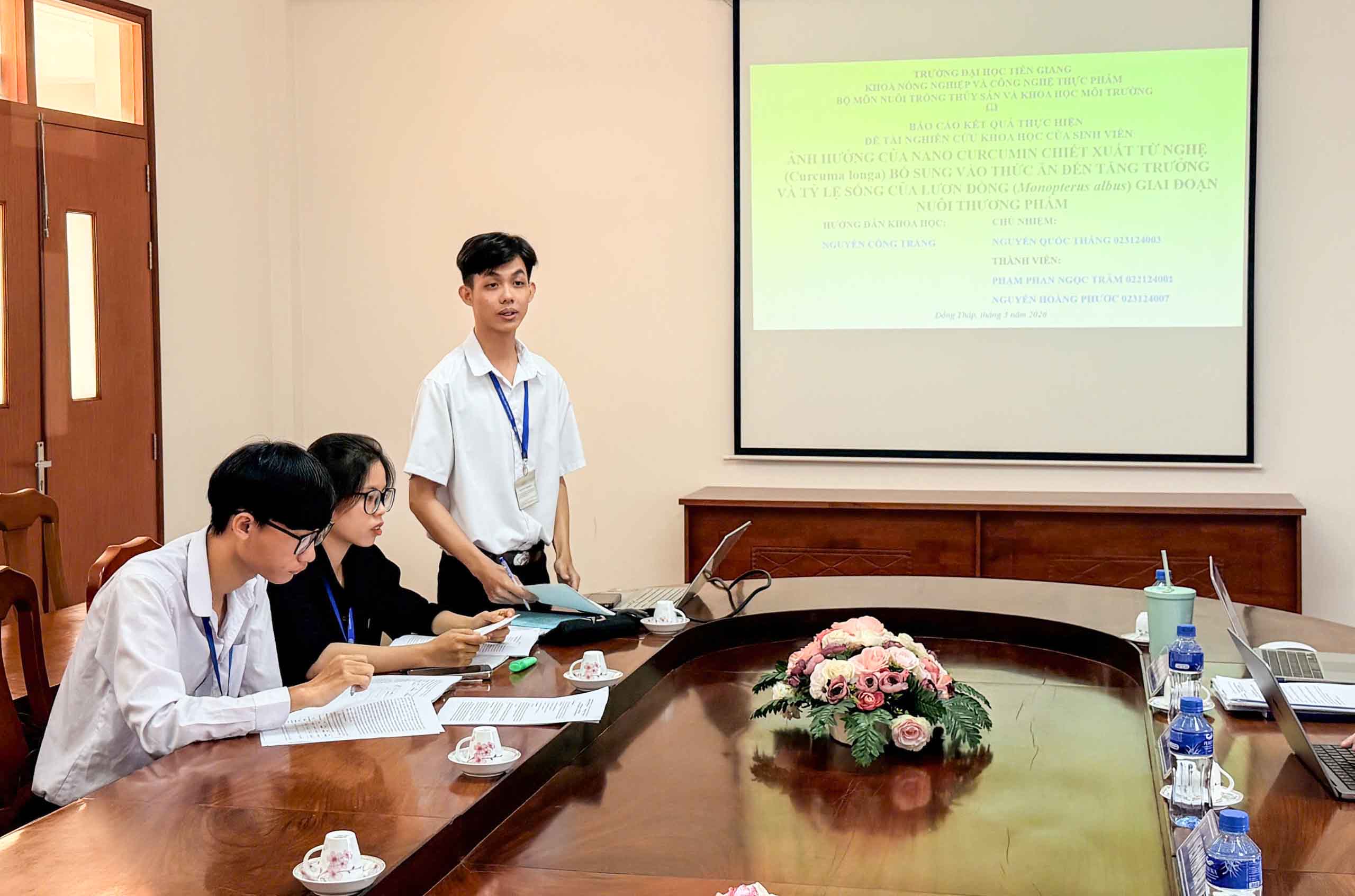 Nghiệm thu kết quả thực hiện đề tài nghiên cứu khoa học của sinh ...