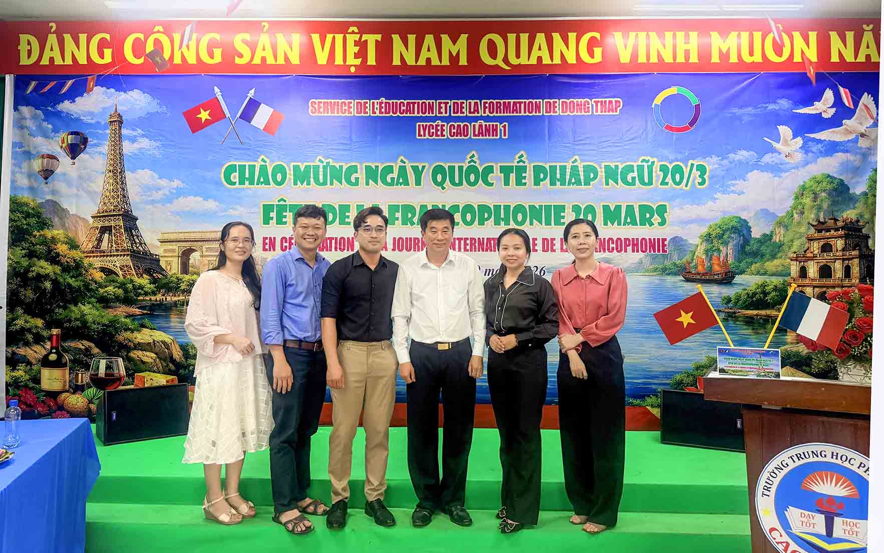 Trường Đại học Tiền Giang tham dự kỷ niệm 56 năm Ngày Quốc tế Pháp ngữ tại tỉnh Đồng Tháp