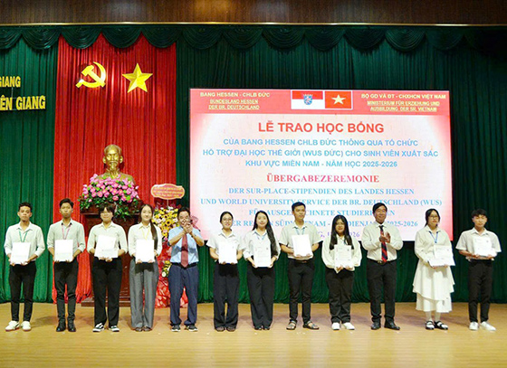 Sinh viên Trường Đại học Tiền Giang nhận học bổng Hessen, CHLB Đức năm ...