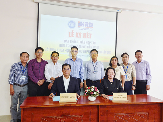 Trường Đại học Tiền Giang ký kết thỏa thuận hợp tác với Viện Khoa ...