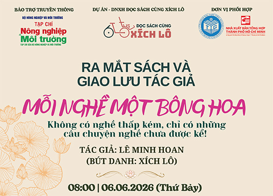 Giao lưu cùng tác giả Lê Minh Hoan tại Trường Đại học Tiền Giang vào sáng ngày 6/6/2026