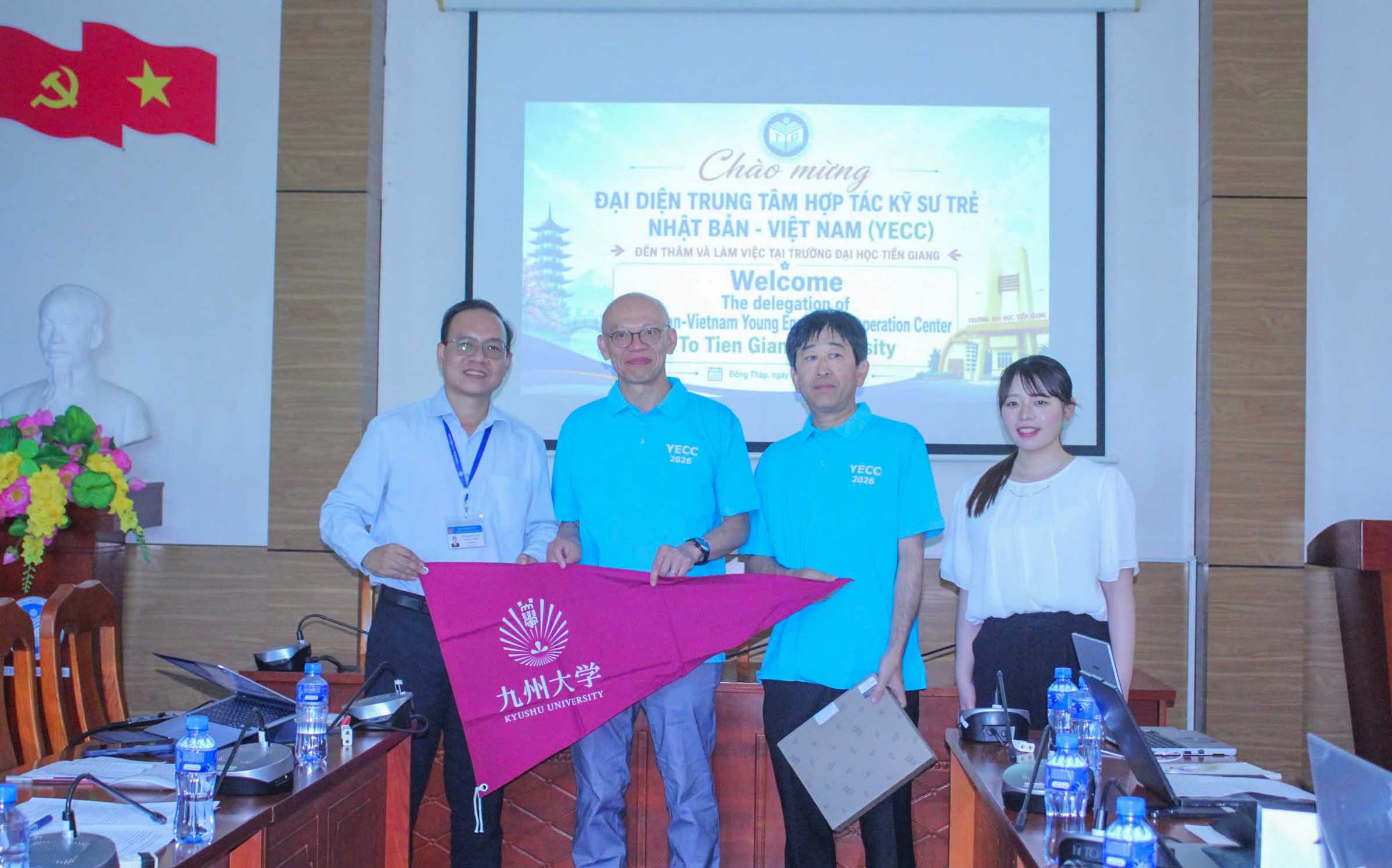 Trường Đại học Tiền Giang tiếp và làm việc với đoàn chuyên gia Nhật Bản, thúc đẩy hợp tác Nghiên cứu khoa học và Chuyển giao công nghệ
