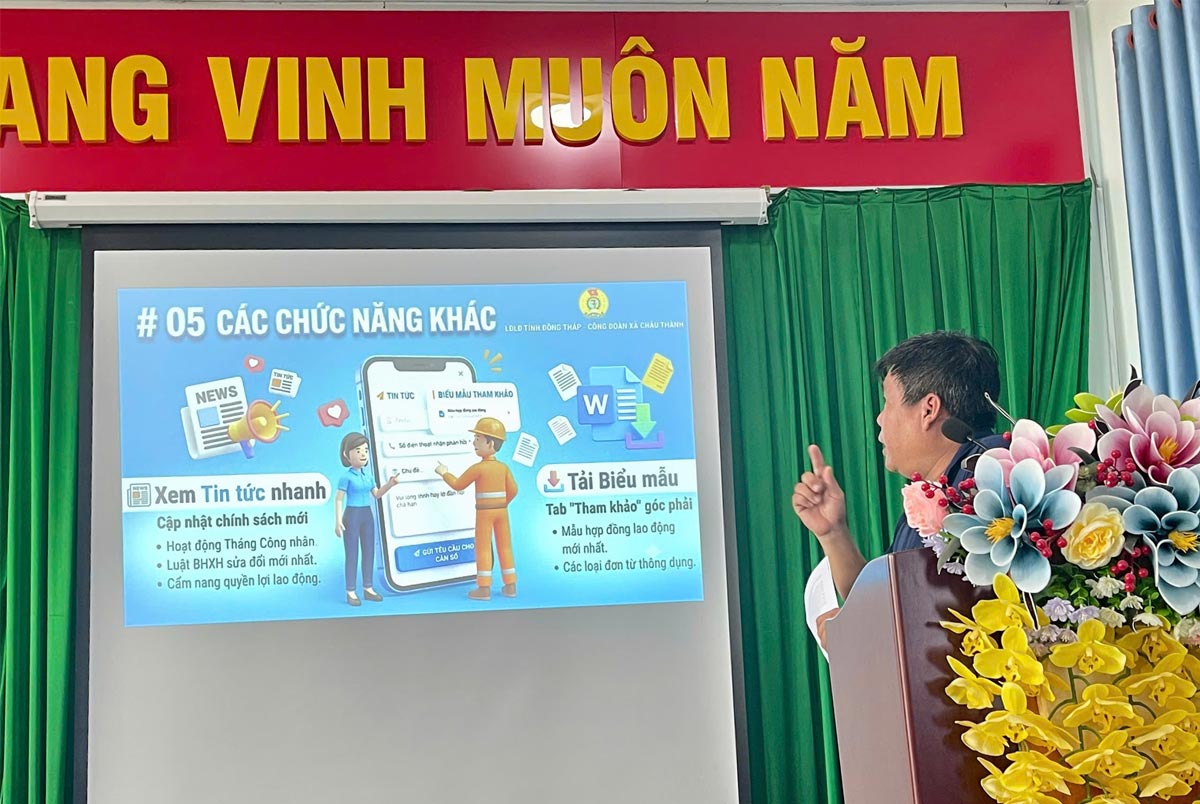 Trường Đại học Tiền Giang tham gia mô hình “Tổ Công đoàn số – Tư vấn pháp luật cho người lao động”