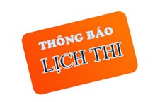 LỊCH THI ĐIỀU CHỈNH BỔ SUNG HỌC KÌ HÈ NĂM HỌC 2017-2018