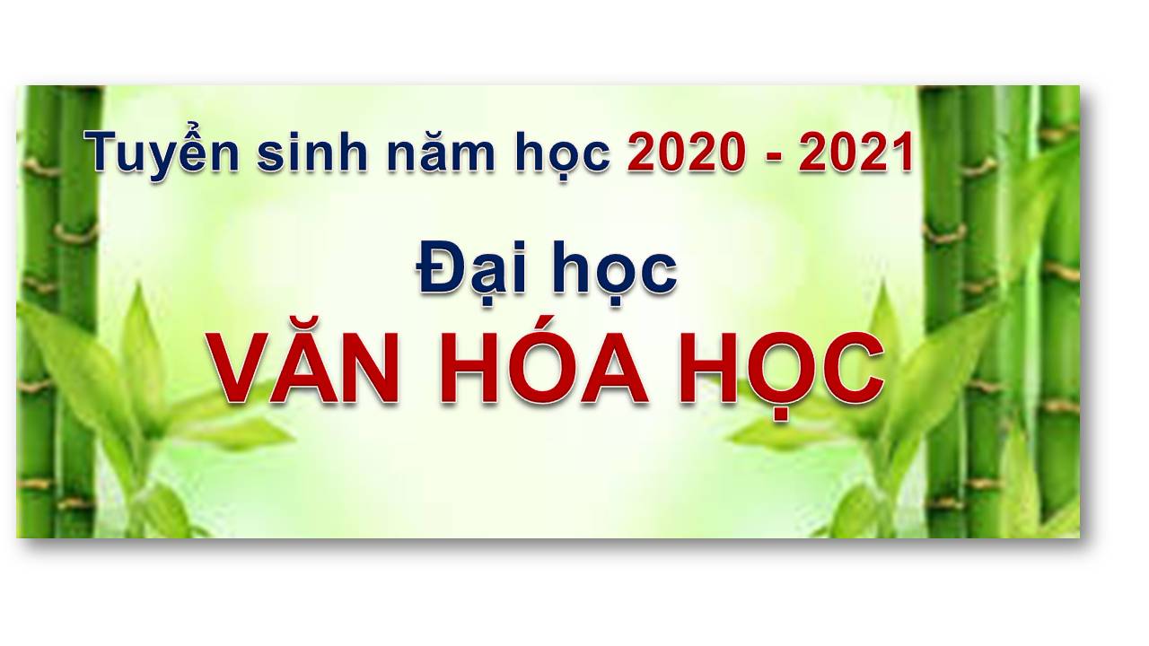 Tuyển sinh Đại học Văn hóa học