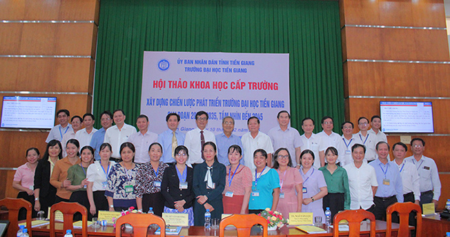 Hội thảo “Xây dựng chiến lược phát triển Trường Đại học Tiền Giang giai đoạn 2025-2035, tầm nhìn đến