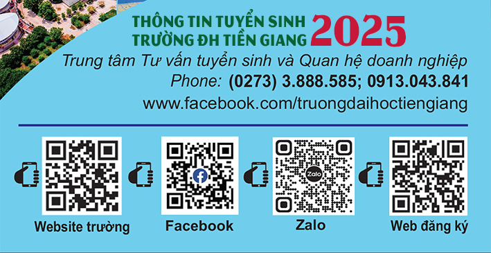 Thông tin tuyển sinh vào Trường ĐH Tiền Giang 2025