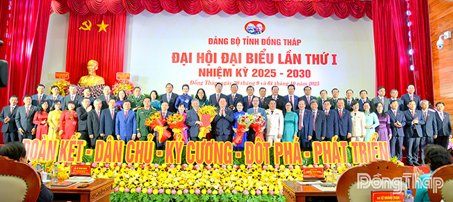 Đồng chí Ngô Chí Cường giữ chức Bí thư Tỉnh ủy Đồng Tháp nhiệm kỳ 2025 - 2030