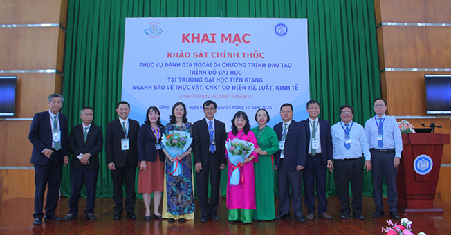 Khai mạc đợt đánh giá ngoài 04 chương trình đào tạo tại Trường Đại học Tiền Giang