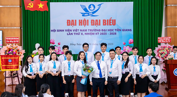 Đại hội đại biểu Hội Sinh viên Trường Đại học Tiền Giang lần thứ X, nhiệm kỳ 2025 – 2028