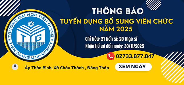 Thông báo tuyển dụng bổ sung viên chức năm 2025