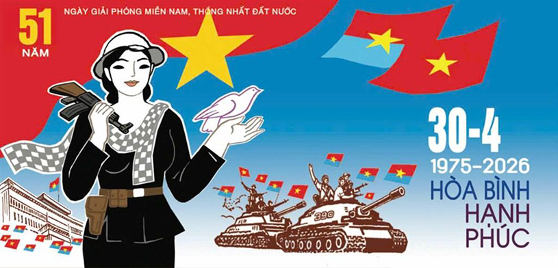 Chào mừng kỷ niệm ngày 30/4/2026: Phát huy giá trị lịch sử, khơi dậy khát vọng cống hiến trong thế h